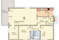 Exklusive Ruhelage in Döbling – 4-Zimmer-Wohnung mit Garten, Terrasse, Fernblick, Garage & Pool