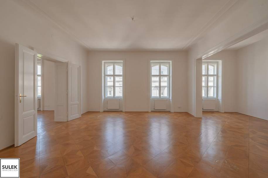 Großzügige Stadtwohnung in der Nibelungengasse: ab sofort verfügbar!, Wohnung-miete, 3.974,79,€, 1010 Wien 1., Innere Stadt