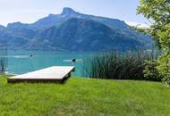 Erstbezugstraum mit Garten am Mondsee - Traumhafter Seeblick und eigener Badeplatz - perfekt für Naturliebhaber! PROVISIONSFREI