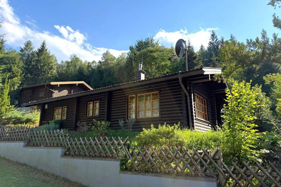 Blockhaus in naturnaher, ruhiger Lage am Semmering – Wohnen mit Wohlfühlcharakter, Haus-kauf, 289.000,€, 2680 Neunkirchen