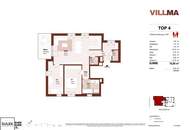 Grünruhelage nahe U4 – helle 3-Zimmer-Wohnung mit Balkon & Tageslichtbad | VILLMA – Top 4