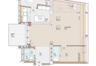 Erstbezug mit weitläufigem &amp; lichtdurchfluteten Wohnbereich, sowie 2 hofseitigen Freiflächen