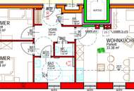 15582 NEUBAU - 3 ZIMMERWOHNUNG MIT 2 LOGGIEN