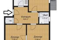 Gemütliche 3-Zimmer-Wohnung mit Balkon und Garagenstellplatz