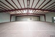 1.100m² isolierte Lagerhalle mit 250m² Büro | Rampen &amp; ebenerdige Einfahrt möglich | optional bis zu ca. 2.000m² Lager möglich