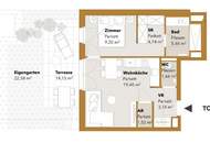 ASG IV-Qualitatives Wohnen in urbaner Lage: hochwertiger 2-Zimmer ERSTBEZUG mit Garten! Provisionsfrei