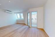 ERSTBEZUG | Traumhafte 2-Zimmer DG-Wohnung mit Loggia & Terrasse in den ruhigen Innenhof