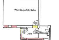 PROVISIONSFREI: 1-Zimmer-Mietwohnung mit ca. 27,95 m² und kleinen Balkon