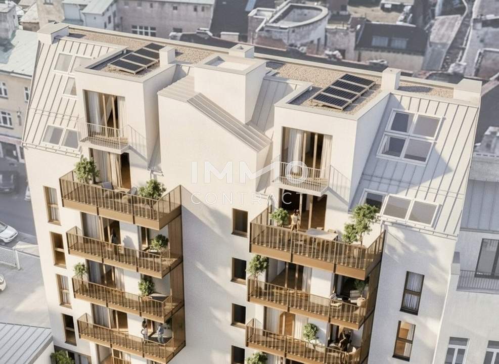 Exklusiver Erstbezug: 3-Zimmer-Dachgeschosswohnung mit sonniger Terrasse