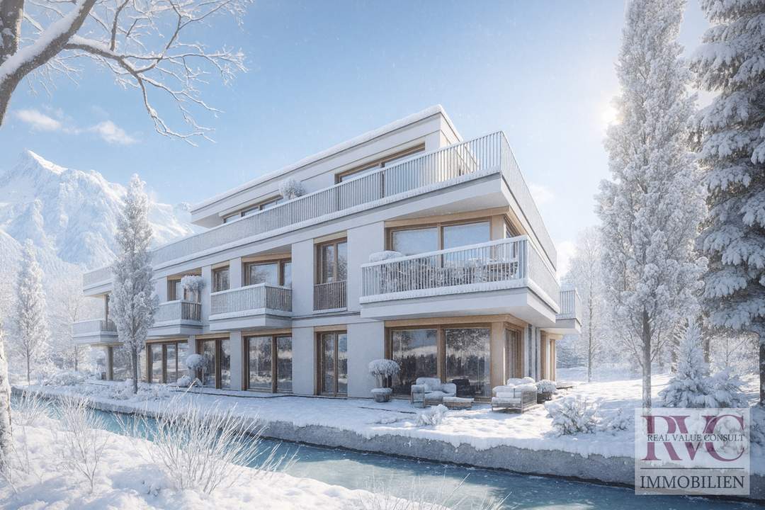 RESIDENZA “LINEA” – die elegante 3-Zimmer-Wohnung mit Balkon zum Almkanal in La Bellezza