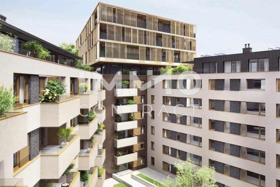 Provisionsfrei: Hauptbahnhof! Dreizimmer-Wohnung mit attraktiven Freiflächen, Wohnung-kauf, 630.000,€, 1100 Wien 10., Favoriten