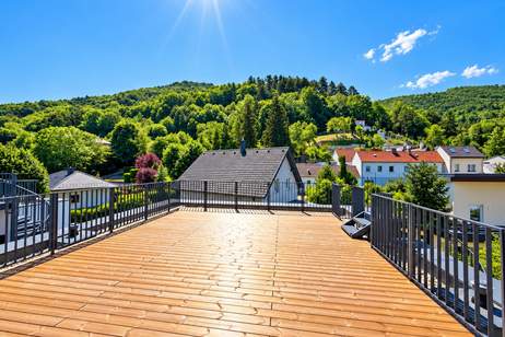 MODERNE ERSTBEZUG HÄUSER mit Grün- & Weitblick | Nähe Wien I Panorama-Dachterrasse & Garten I 2 überdachte Stellplätze I Luftwärmepumpe & Smart Home, Haus-kauf, 649.000,€, 2391 Mödling