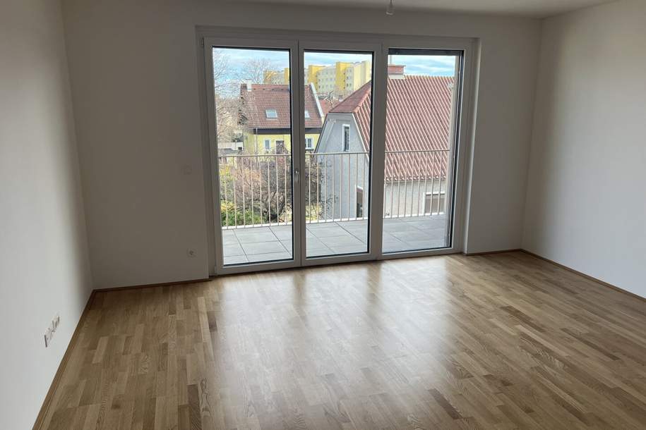 Erstbezug! 2 Zimmer Loggiawohnung im Zehnerviertel!, Wohnung-kauf, 328.000,€, 2700 Wiener Neustadt(Stadt)