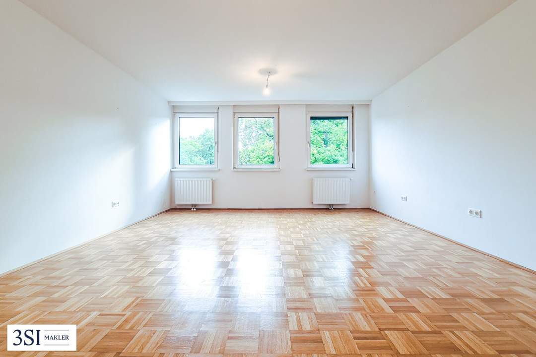 Sonnige 2-Zimmer-Neubauwohnung in Hofruhelage mit gartenseitigem Grünblick Nähe U4