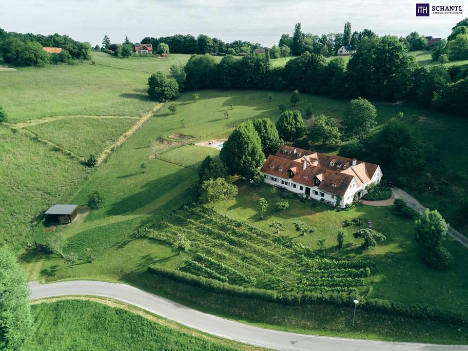 Historischer Vierkanthof in der Thermenregion Bad Loipersdorf – Wo Natur, Geschichte und Exklusivität aufeinandertreffen