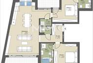 Außergewöhnliche Architektur im Neubau mit hohen Decken! 2 Terrassen auf Wohnebene! Provisionsfrei