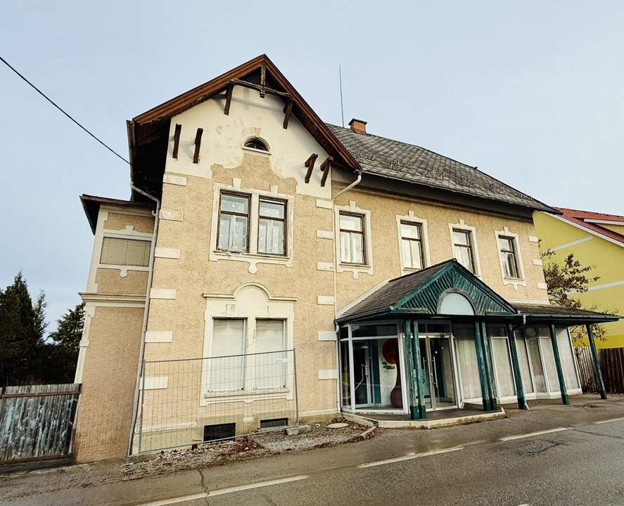 +++ Jugendstilvilla in Gratwein-Straßengel, sanierungsbedürftig +++