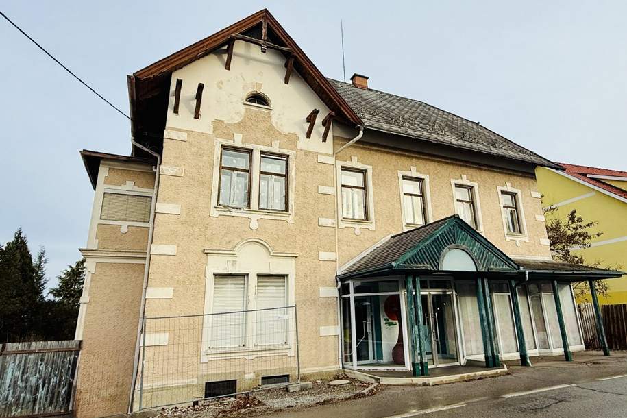 +++ Jugendstilvilla in Gratwein-Straßengel, sanierungsbedürftig +++, Haus-kauf, 680.000,€, 8111 Graz-Umgebung