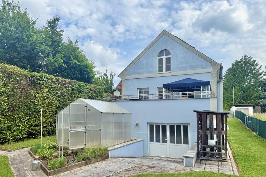 Ruhelage, umgeben vom Grünen | Gartenfläche ca. 1.564m² | Luftwärmepumpe, Solaranlage I beheizbarer Pool I eigene Obstbäume, Haus-kauf, 649.000,€, 2122 Mistelbach