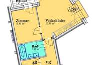"2 Zimmer- Loggia- Siegesplatz -U2 Aspernstraße-Vermietet bis 2028"