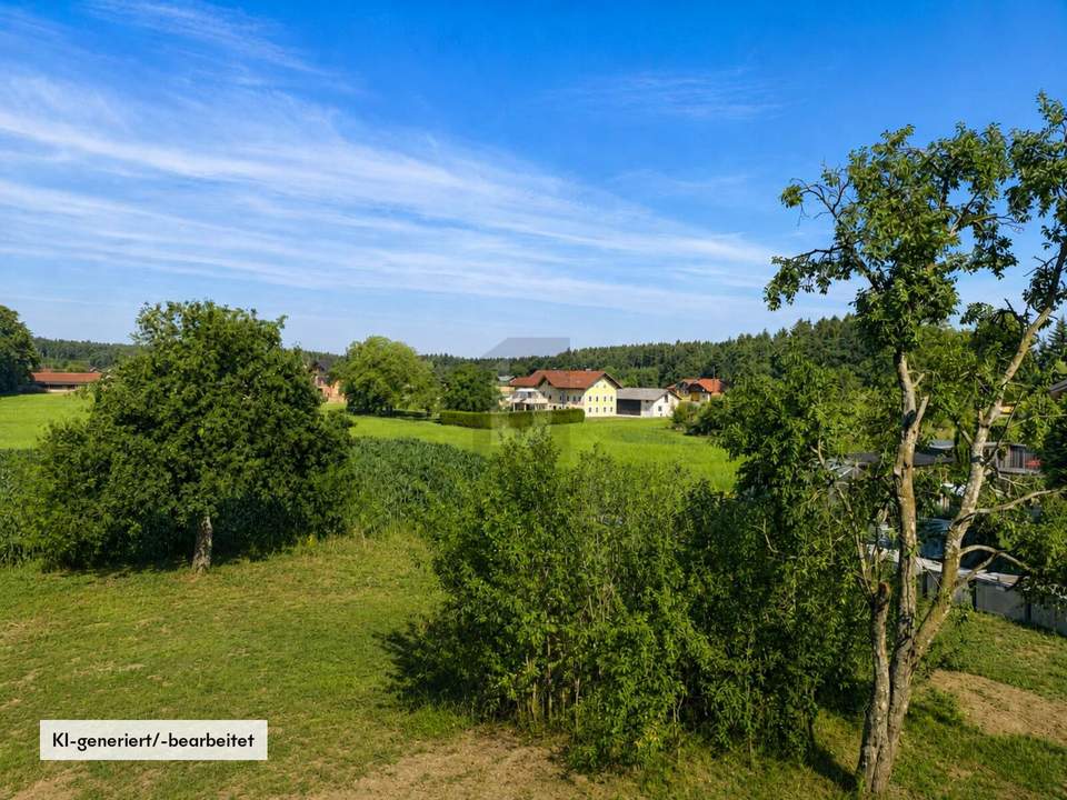 WOHNEN IN ABSOLUTER RUHELAGE MIT UNVERBAUBAREM GRÜNBLICK