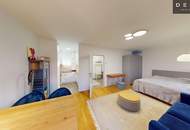 CHARMANTE DG-WOHNUNG MIT TERRASSE | INKL. SAUNA &amp; TG-PLATZ | WESTSEITIGE INNENHOFLAGE |