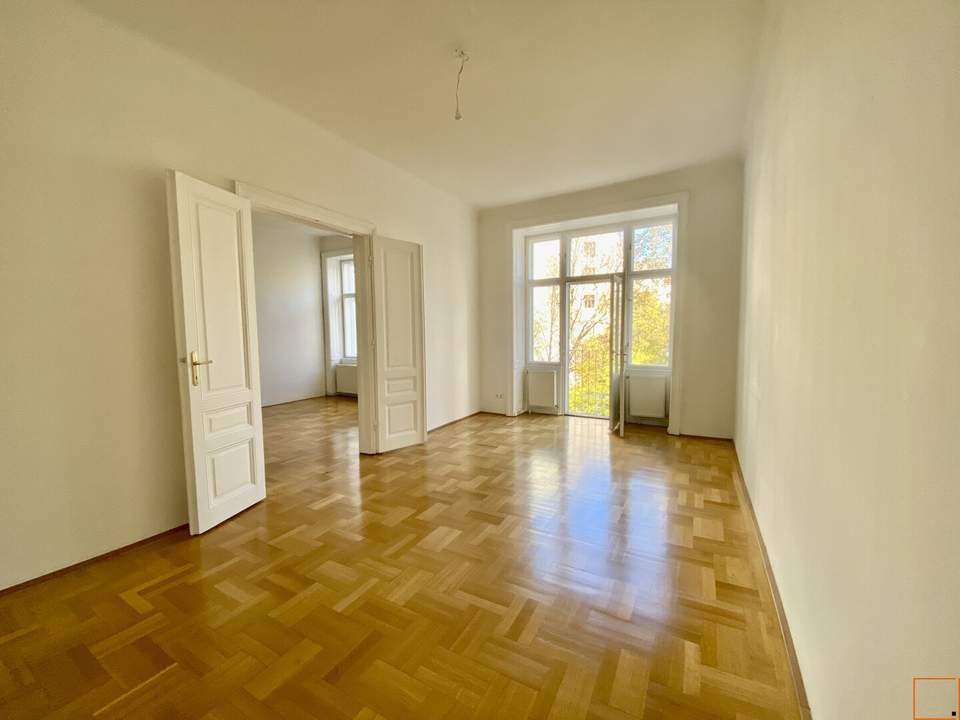 WIEN MITTE: Charmante 3,5 Zimmer Altbauwohnung mit Balkon und TOP Verkehrsanbindung