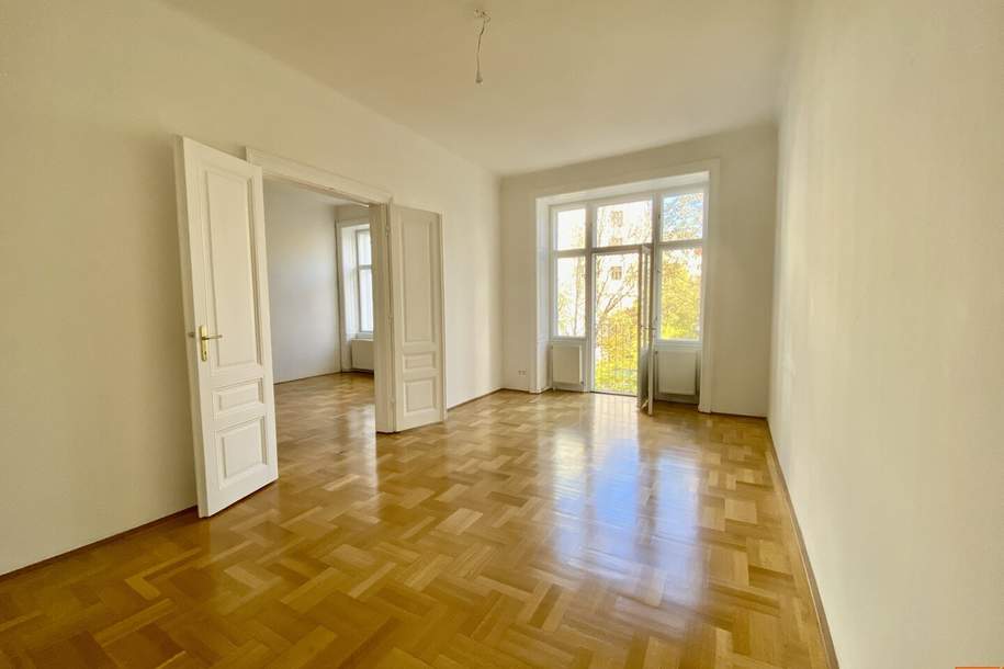 WIEN MITTE: Charmante 3,5 Zimmer Altbauwohnung mit Balkon und TOP Verkehrsanbindung, Wohnung-miete, 1.962,00,€, 1030 Wien 3., Landstraße