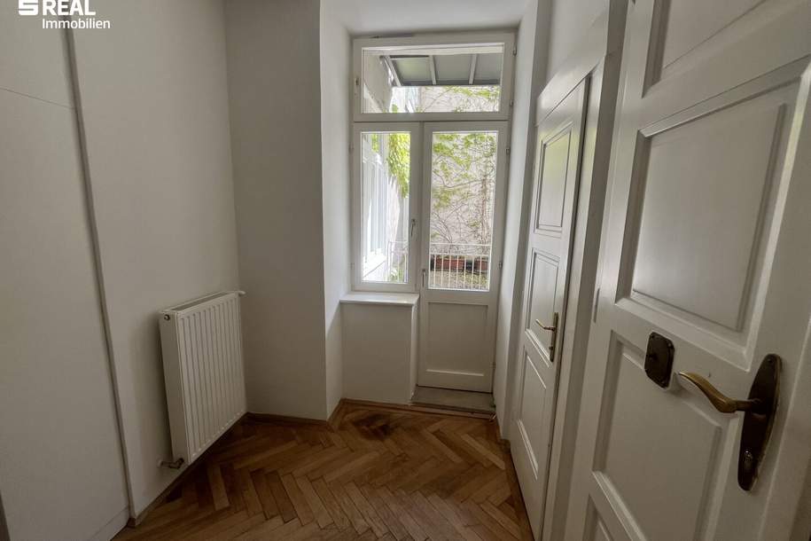 schöne 3-Zimmerwohnung mit innenhofseitigem Balkon, Wohnung-miete, 2.102,56,€, 1080 Wien 8., Josefstadt