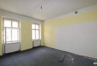 Sanierungsbedürftige 1-Zimmer-Altbauwohnung mit Entwicklungspotenzial