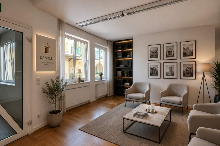 Büro- oder Praxisflächen in Bestlage am Alten Platz, Gewerbeobjekt-miete, 2.180,40,€, 9020 Klagenfurt(Stadt)