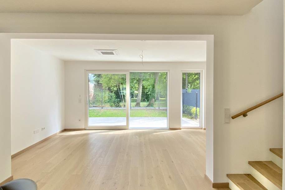 Reihenhaus in Essling mit südseitigem Garten, Haus-kauf, 769.900,€, 1220 Wien 22., Donaustadt