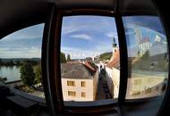 88,46qm Panorama-Dachterrassenwohnung in Stein, Donaublick, Lift, DPU-fußläufig