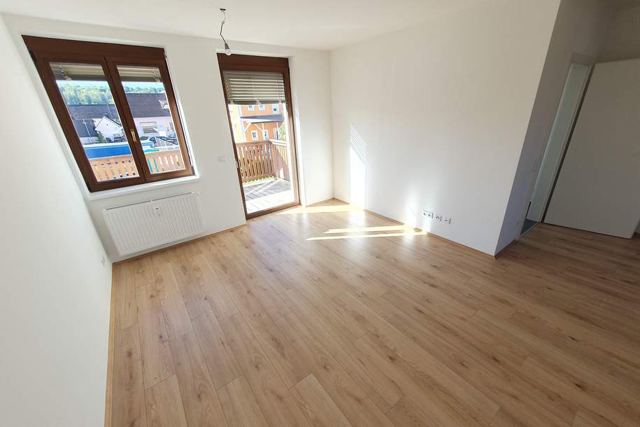 Geförderte Wohnung mit Balkon im 1. Stock, Wohnung-miete, 932,57,€, 8461 Leibnitz