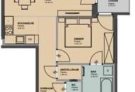 Moderne 2-Zimmer-Wohnung mit Loggia, Fußbodenheizung & Einbauküche im 20. Bezirk Wien!