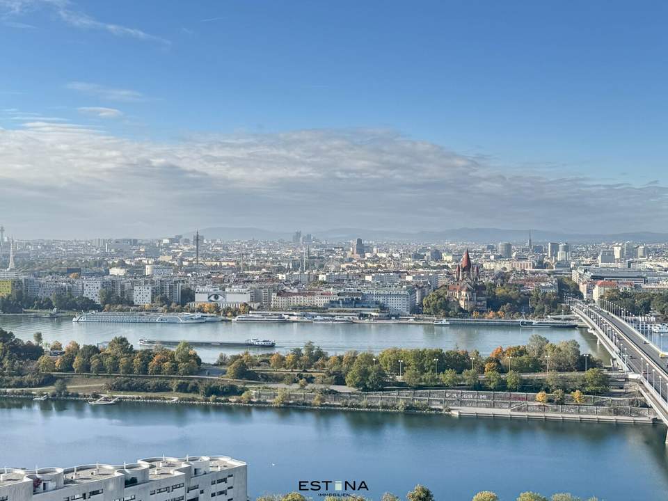 Wohnen am Wasser mit Blick zum Stephansdom - provisionsfrei