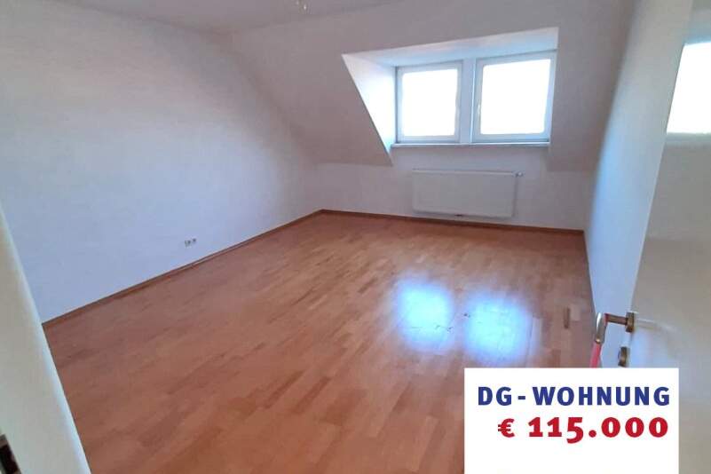 Kompakte 2-Zimmer Dachgeschosswohnung in Linz/Neue Welt, Wohnung-kauf, 115.000,€, 4020 Linz(Stadt)