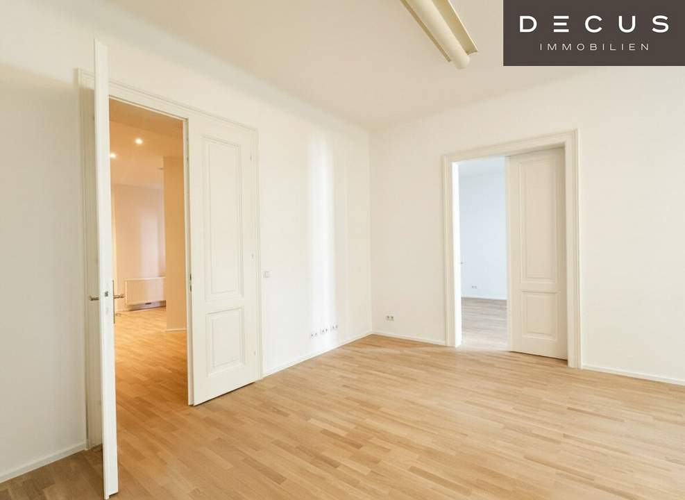 | Repräsentatives 4-Zimmer-Altbaubüro | zentrale Landstraßer Bestlage
