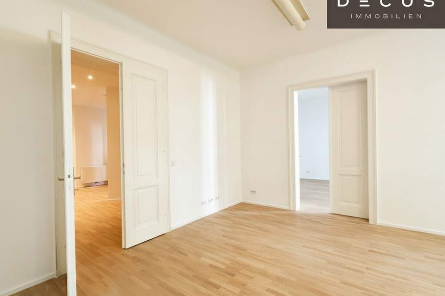 | Repräsentatives 4-Zimmer-Altbaubüro | zentrale Landstraßer Bestlage, Gewerbeobjekt-miete, 2.152,72,€, 1030 Wien 3., Landstraße