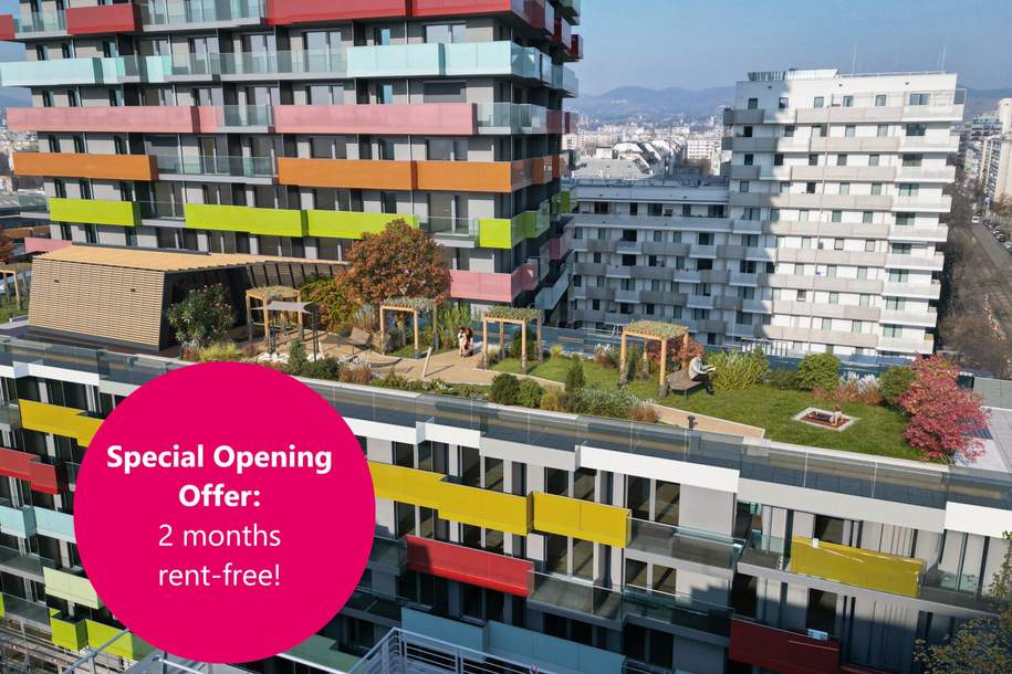 Special Opening Offer: 2 months rent-free!, Wohnung-miete, 3.516,50,€, 1200 Wien 20., Brigittenau