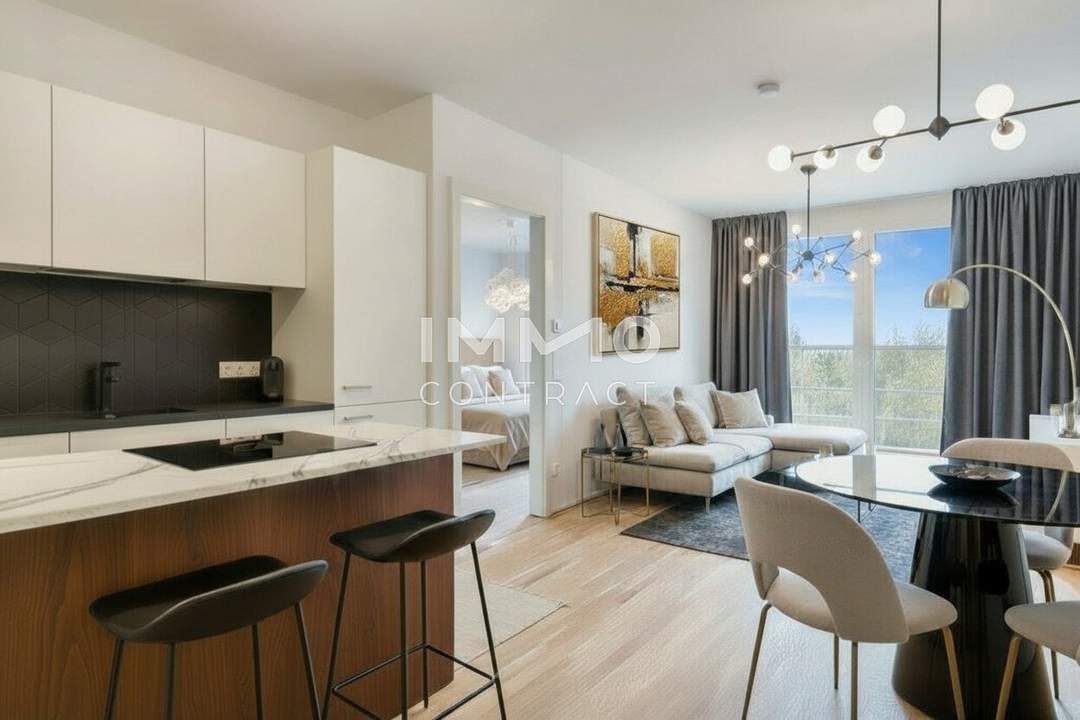 DONAU·ECK: Helle 2-Zimmer-Balkonwohnung – provisionsfreier Erstbezug nahe Alte Donau