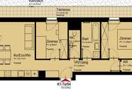 Charmante 3-Zimmer Wohnung mit großer Terrasse nahe U1 Kagraner Platz