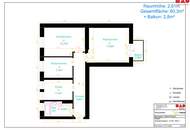 Erstbezug nach Generalsanierung: Helle 3-Zimmer-Wohnung in Linz/Bindermichl mit Balkon und Lift!