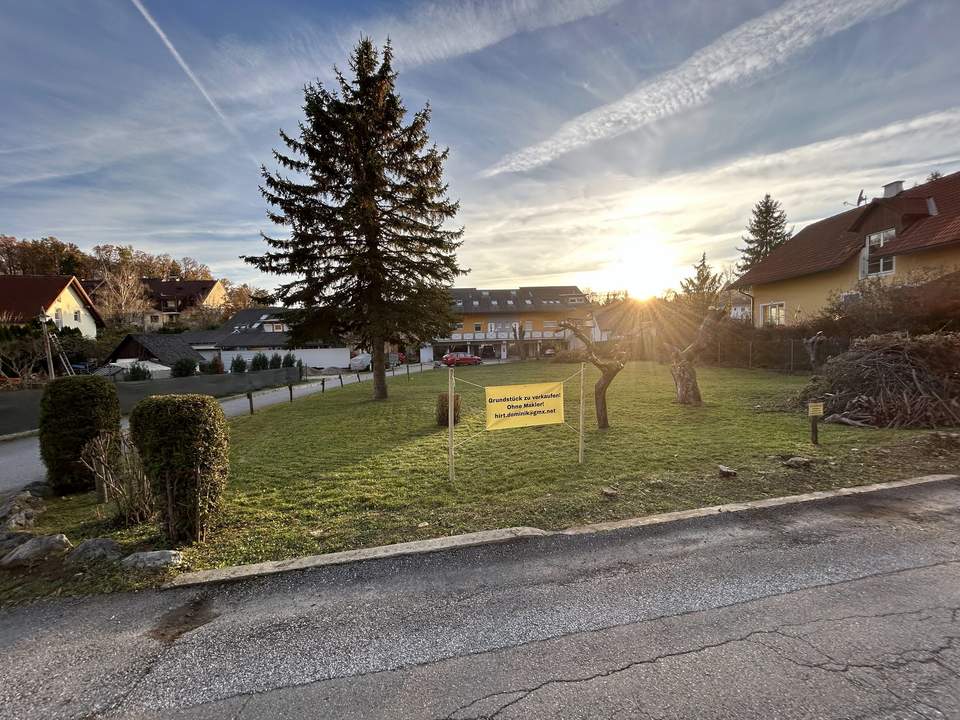 Achtung RARITÄT - Sonniges Grundstück in absoluter Ruhelage in Graz St. Peter! (Provisionsfrei)
