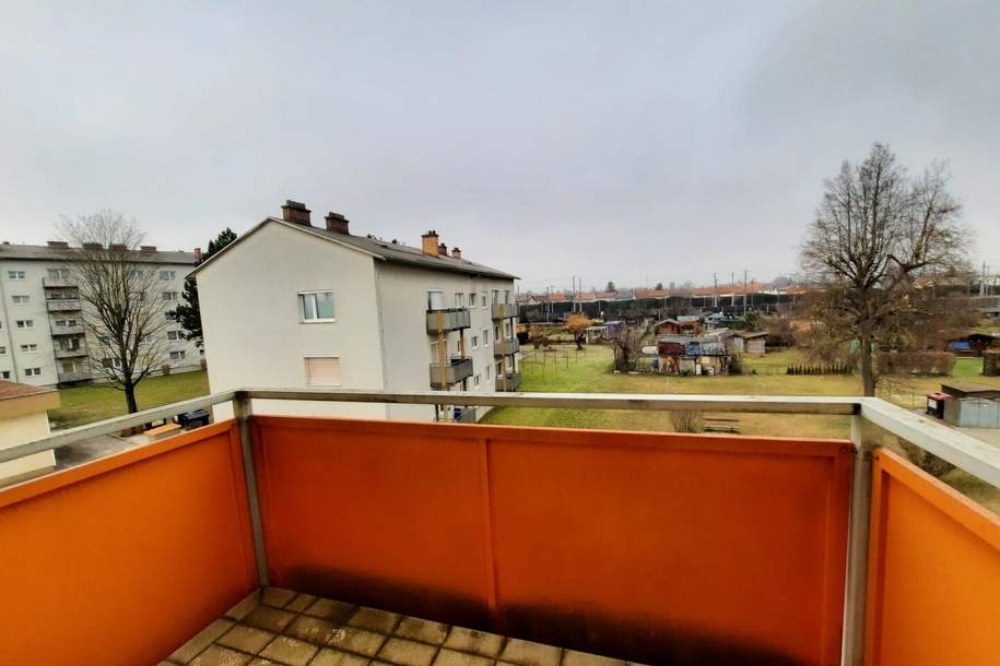unbefristete 2-Zimmer-Wohnung mit Balkon in Wels, Wohnung-miete, 420,59,€, 4600 Wels(Stadt)