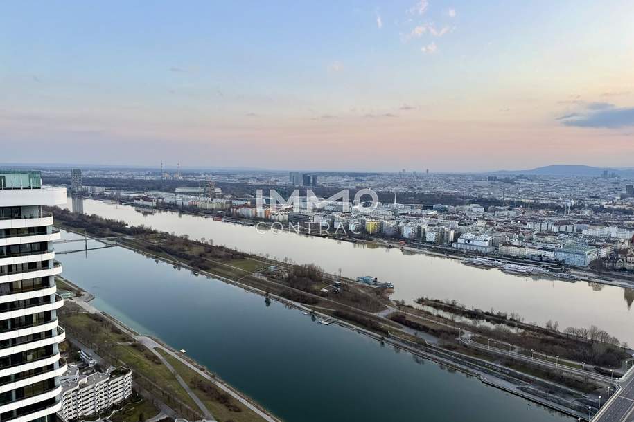 43. Etage: Erstbezug inklusive Sonnenaufgang: DC2 Tower, Wohnung-miete, 1.650,00,€, 1220 Wien 22., Donaustadt