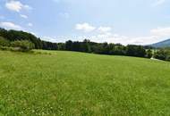 Wohnen im Grünen & doch stadtnah! 729 m² Baugrund mit traumhaftem Ausblick in ruhiger/grüner Lage!