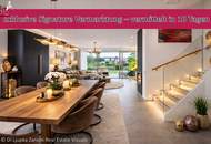 Möbliertes Designer-Doppelhaus mit Spa &amp; Pool nahe Wien