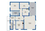 Geräumiger Bungalow und großer Garten mit Party-Hütte