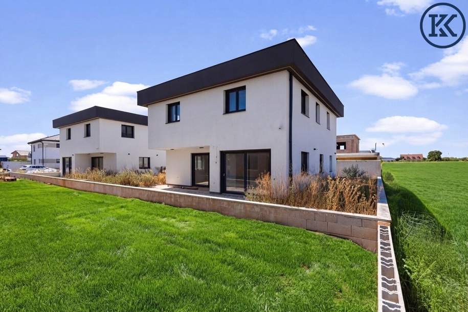 Modernes Einfamilienhaus mit Smart-Home-Technologie in Unterbrunn – Erstbezug, nur 10 Minuten zur Schnellbahn, Haus-kauf, 475.000,€, 2284 Gänserndorf